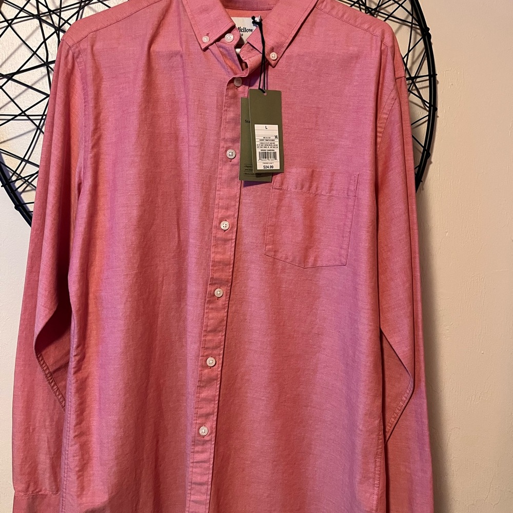 Goodfellow red button down (New)